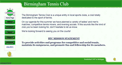 Desktop Screenshot of btctennis.net